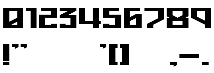 High Marker Flat Regular Font OTHER CHARS