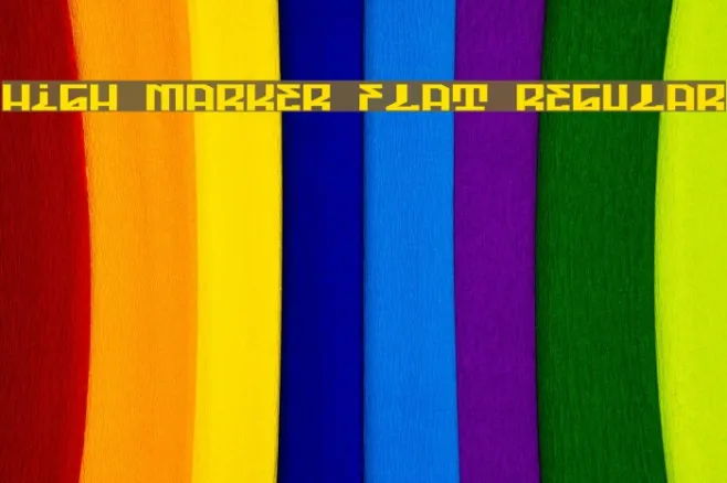 High Marker Flat Regular Example 2