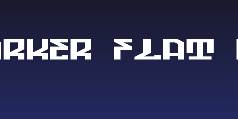 High Marker Flat Regular Social Header