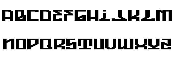 High Marker Flat Regular Font LOWERCASE