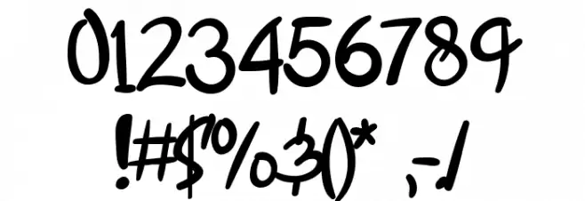 High Monday Font OTHER CHARS