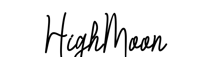 High Moon  免费字体下载