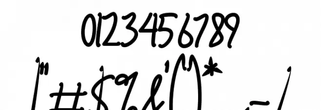 High Moon Font OTHER CHARS