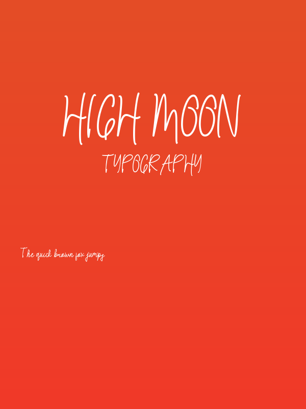 High Moon Poster