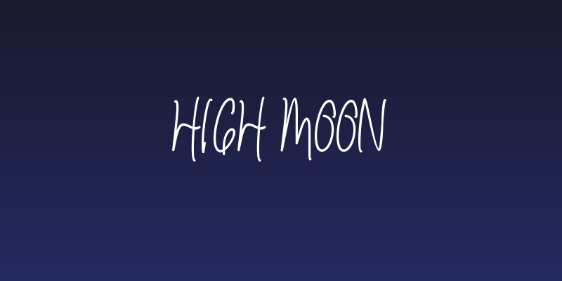 High Moon Social Header