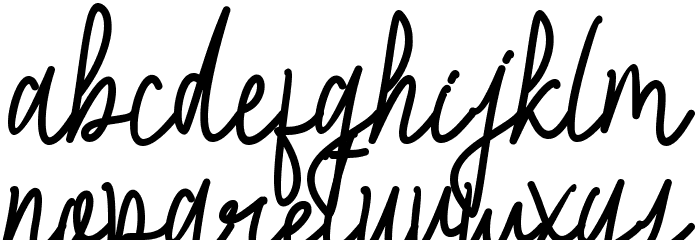 High Moon Font LOWERCASE