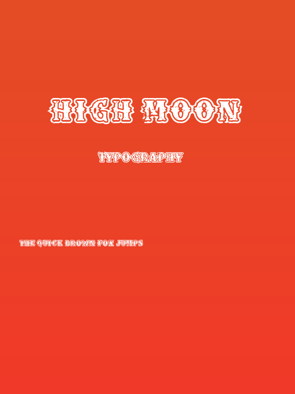 High Moon Poster