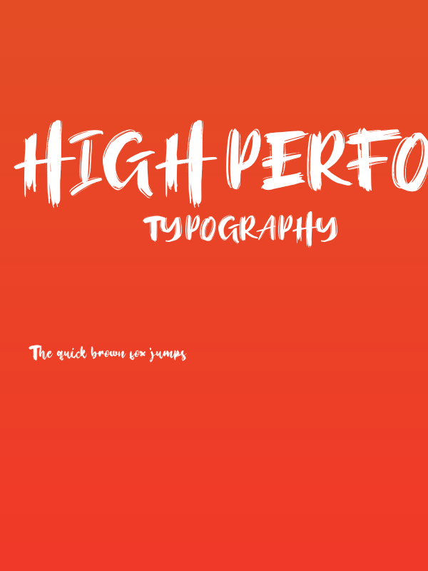 High Performance Demo Poster