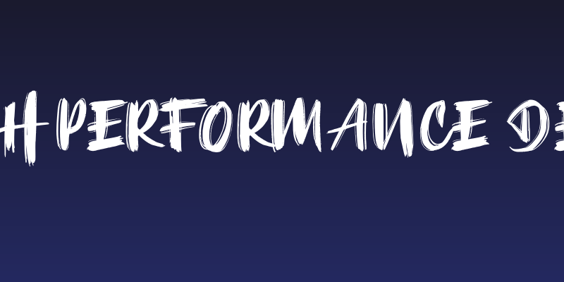 High Performance Demo Social Header