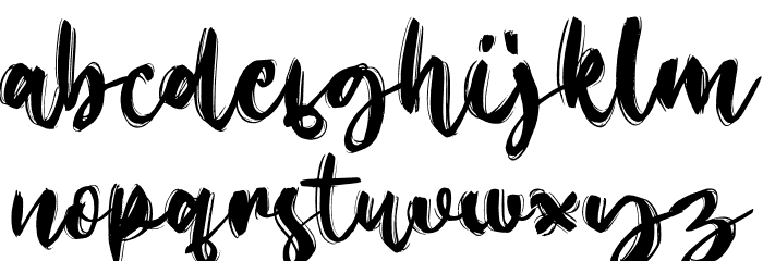High Performance Demo Font LOWERCASE