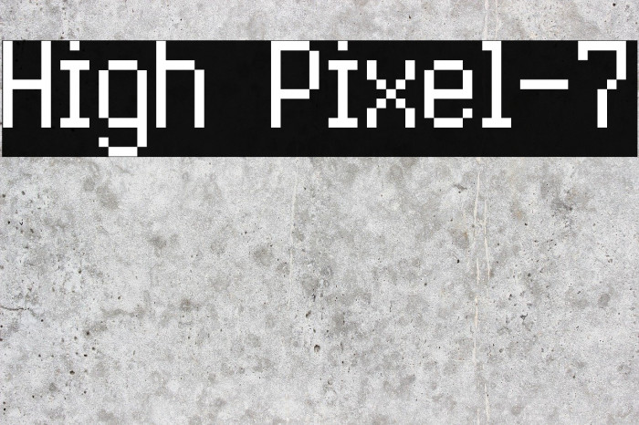 High pixel