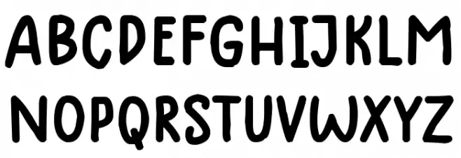 High School Memories Demo Caratteri MAIUSCOLE