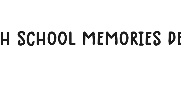 High School Memories Demo Logo