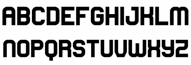 High School Regular Schriftart Groß
