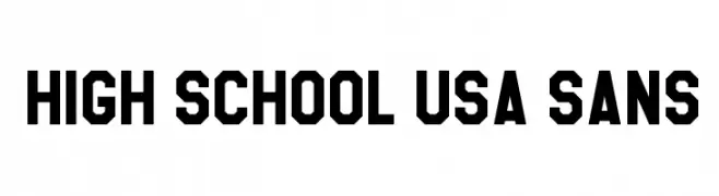 High School USA Sans  baixar fontes gratis