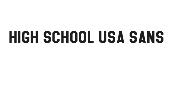High School USA Sans Logo