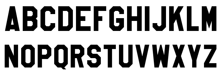 High School USA Sans Font LOWERCASE