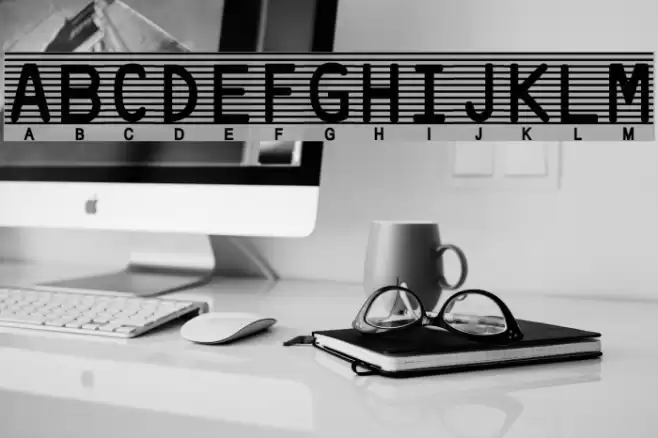 High-Security-Font Font examples