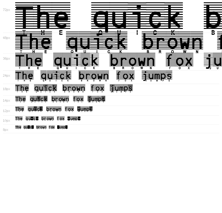 High-Security-Font Waterfall