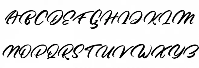 High Sky フォント 大文字