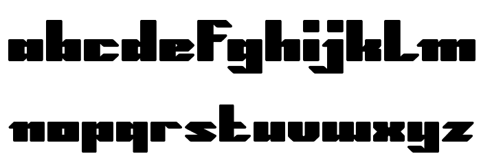 High Speed Font LOWERCASE