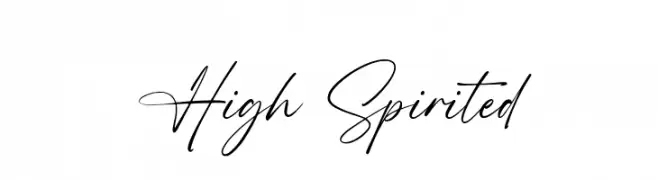 High Spirited  les polices de caractères gratuit tlcharger