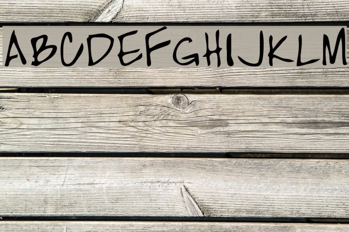 High Strung Font examples