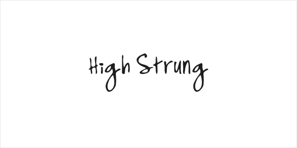 High Strung Logo