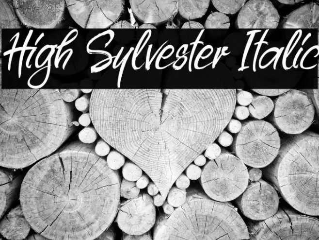 High Sylvester Italic Caratteri examples