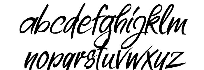 High Sylvester Italic Font LOWERCASE