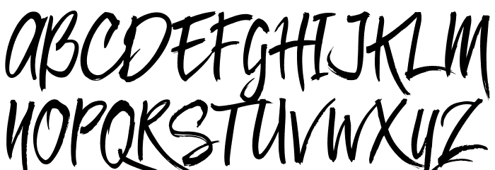 High Sylvester Schriftart Anderer Schreiben