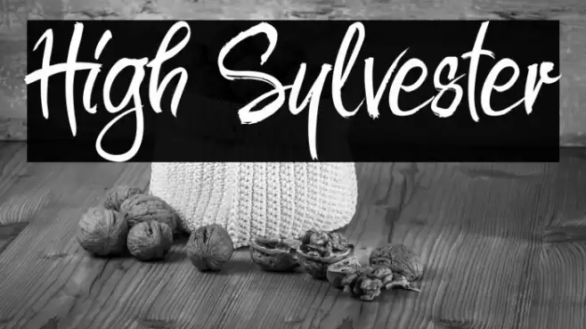 High Sylvester フォント examples