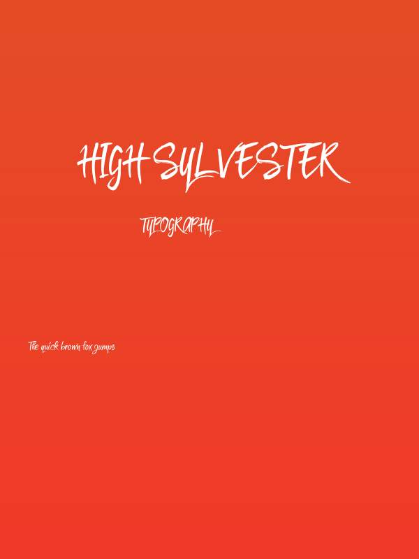 High Sylvester Poster