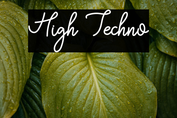 High Techno Example 3