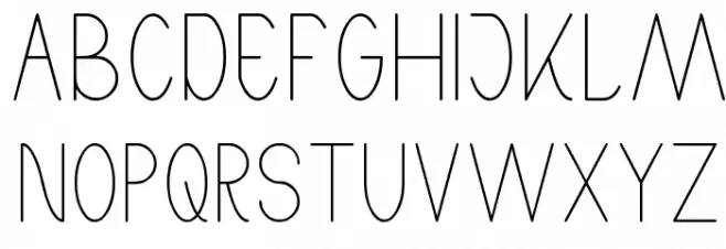 High Thin LIGHT Polices MAJUSCULES