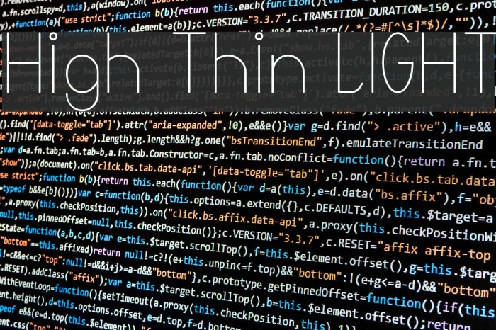 High Thin LIGHT Example 3