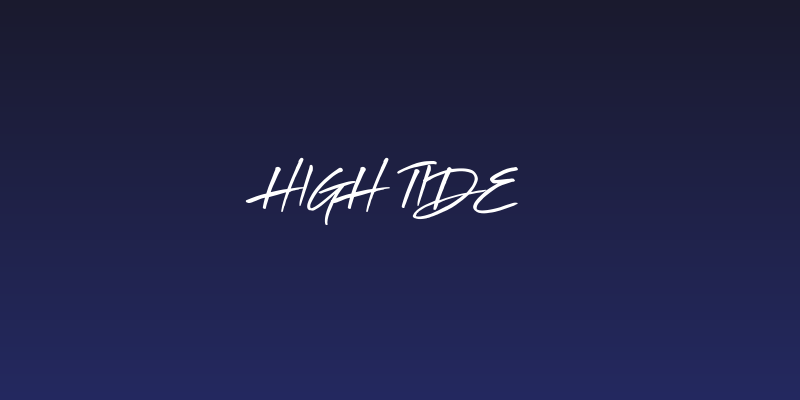 High Tide Social Header