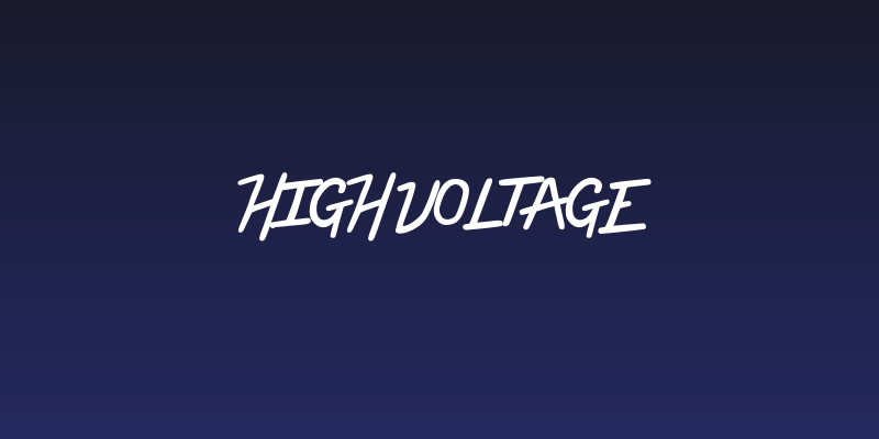 High Voltage Social Header