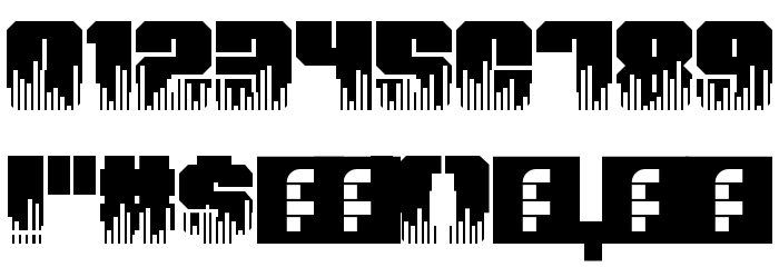 High Volume Regular Font OTHER CHARS