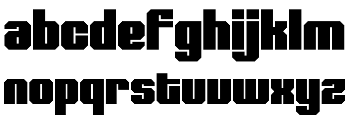 High Volume Regular Font LOWERCASE