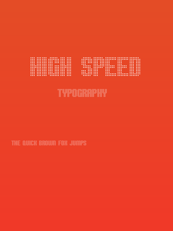 High speed Poster