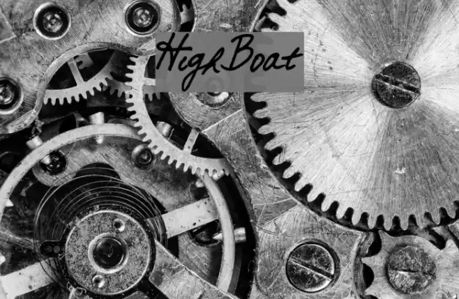 HighBoat Font examples