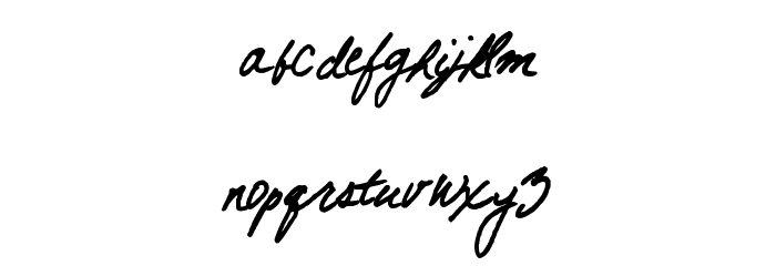 HighBoat Font LOWERCASE