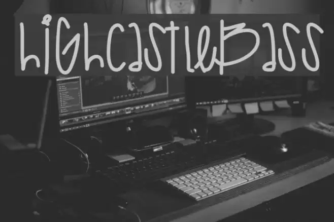 HighCastleBass Font examples