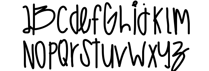 HighCastleBass Font LOWERCASE