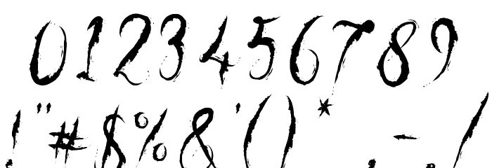 HighDesert Font OTHER CHARS