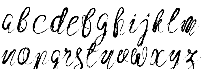 HighDesert Font LOWERCASE