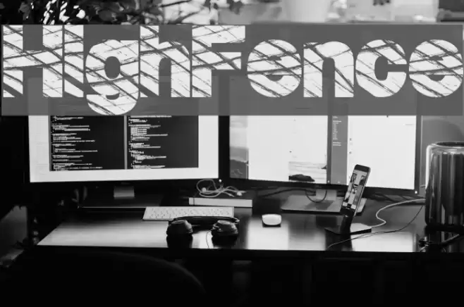 HighFence Schriftart examples