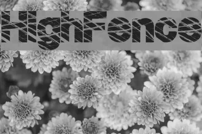 HighFence Schriftart examples
