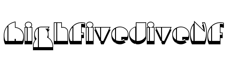 HighFiveJiveNF  免费字体下载